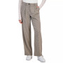 Juniors' Patterned Pleated-Waist Trouser Pants