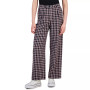 Juniors' Patterned Pleated-Waist Trouser Pants