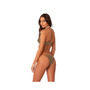 Women's Bikini Top With Thin Rubber Straps