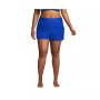 Women's Plus Size 3" Quick Dry Elastic Waist Board Shorts Swim Cover-up Shorts with Panty