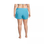 Women's Plus Size 3" Quick Dry Elastic Waist Board Shorts Swim Cover-up Shorts with Panty