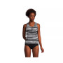 Women's Chlorine Resistant Zip Front Tankini Swimsuit Top