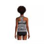 Women's Chlorine Resistant Zip Front Tankini Swimsuit Top