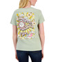 Juniors' Universal Positive Vibes Graphic T-Shirt