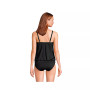 Women's DDD-Cup Blouson Tummy Hiding Tankini Swimsuit Top Adjustable Straps