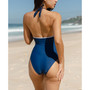 Women's Colombia Coast Shirred Halter One Piece Swimsuit