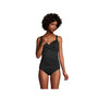 Women's DD-Cup V-Neck Wrap Wireless Tankini Swimsuit Top