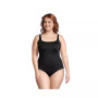 Women's Plus Size G-Cup Chlorine Resistant Square Neck Underwire Tankini Swimsuit Top