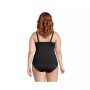 Women's Plus Size G-Cup Chlorine Resistant Square Neck Underwire Tankini Swimsuit Top
