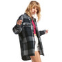 Women's Cotton Let It Go Plaid-Print Flannel Shirt