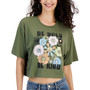Juniors' Be Bold Be Kind Boxy Crop T-Shirt