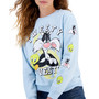 Juniors' Tweety And Sylvester Crewneck Sweatshirt