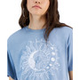 Juniors' Celestial Graphic Boxy Crop T-Shirt