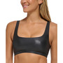 Women's Square-Neck Pullover Shimmer Bikini Top