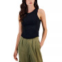 Juniors' Seamless Waffle-Knit Tank Top