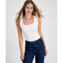 Women's Sleeveless Square-Neck Bodysuit