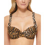 Women's Printed Underwire Convertible Bikini Bra Top
