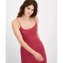 Women's Sleeveless Ribbed Knit Seamless Maxi Dress