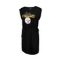 Women's Black Pittsburgh Steelers G.O.A.T. Swimsuit Cover-Up
