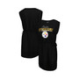 Women's Black Pittsburgh Steelers G.O.A.T. Swimsuit Cover-Up