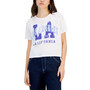 Juniors' Los Angeles Graphic Cotton Crop T-Shirt