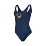 Women's Navy Milwaukee Brewers Making Waves One-Piece Swimsuit