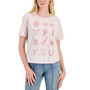 Juniors' Western Grid Short-Sleeve T-Shirt