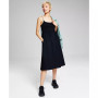 Women's Cotton Mixed-Media Midi Dress