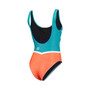 Women's Aqua Miami Dolphins Team One-Piece Swimsuit