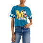 Juniors' Mickey Mouse Varsity Short-Sleeve T-Shirt