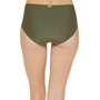 Seamed High-Waist Bikini Bottoms