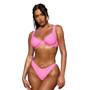 Women's X STASSIE Crystal Waters Underwire Top & V-Cut Hipster Bikini Set