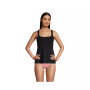 Women's Mastectomy Flutter Scoop Neck Tankini Top Comfort Adjustable Straps