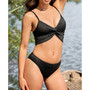 Women's X Vanessa Sparking Lurex Twisted Tankini & Hipster Set