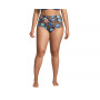 Women's Plus Size Tummy Control High Waisted Bikini Swim Bottoms Print