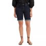 Women's Stretch Mid Rise Denim Bermuda Shorts