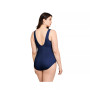 Women's Plus Size Mastectomy Tugless One Piece Swimsuit Soft Cup