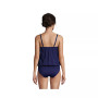 Women's Mastectomy   Blouson Tummy Hiding Tankini Swimsuit Top Adjustable Straps
