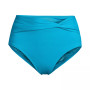Women's Plus Size Twist Front Retro High Waisted Bikini Swim Bottoms