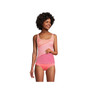 Women's DD-Cup Chlorine Resistant Square Neck Underwire Tankini Swimsuit Top Adjustable Straps
