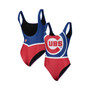 Women's Royal Chicago Cubs Team One-Piece Bathing Suit