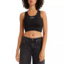 Women's Graphic Racerback Slim Fit Cropped Tank Top