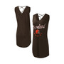 Women's Brown Cleveland Browns Game Time Swim V-Neck Cover-Up Dress