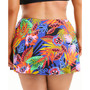 Plus Size Night Safari Hipster Swim Skirt