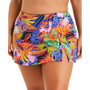 Plus Size Night Safari Hipster Swim Skirt