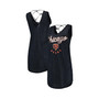 Women's Navy Chicago Bears Game Time Swim V-Neck Cover-Up Dress