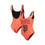 Women's Orange San Francisco Giants One-Piece Bathing Suit