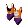 Women's Orange Clemson Tigers One-Piece Bathing Suit