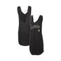 Women's Black New Orleans Saints Off Season Swimsuit Cover-Up Dress