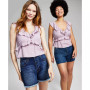 Women's Ruffled Sleeveless Top